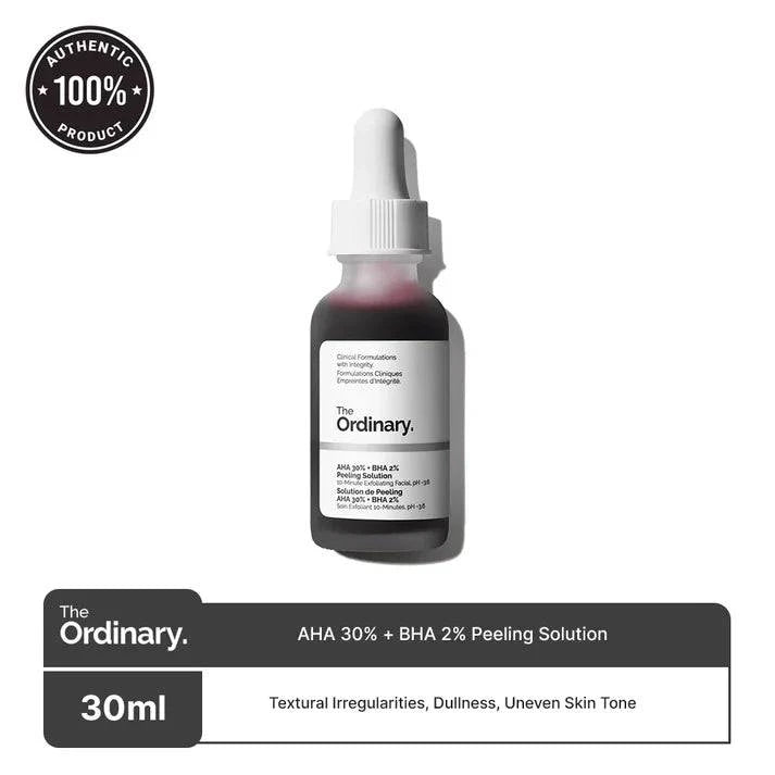 The Ordinary AHA 30% + BHA 2% Peeling Solution | 30ml – Glowsify